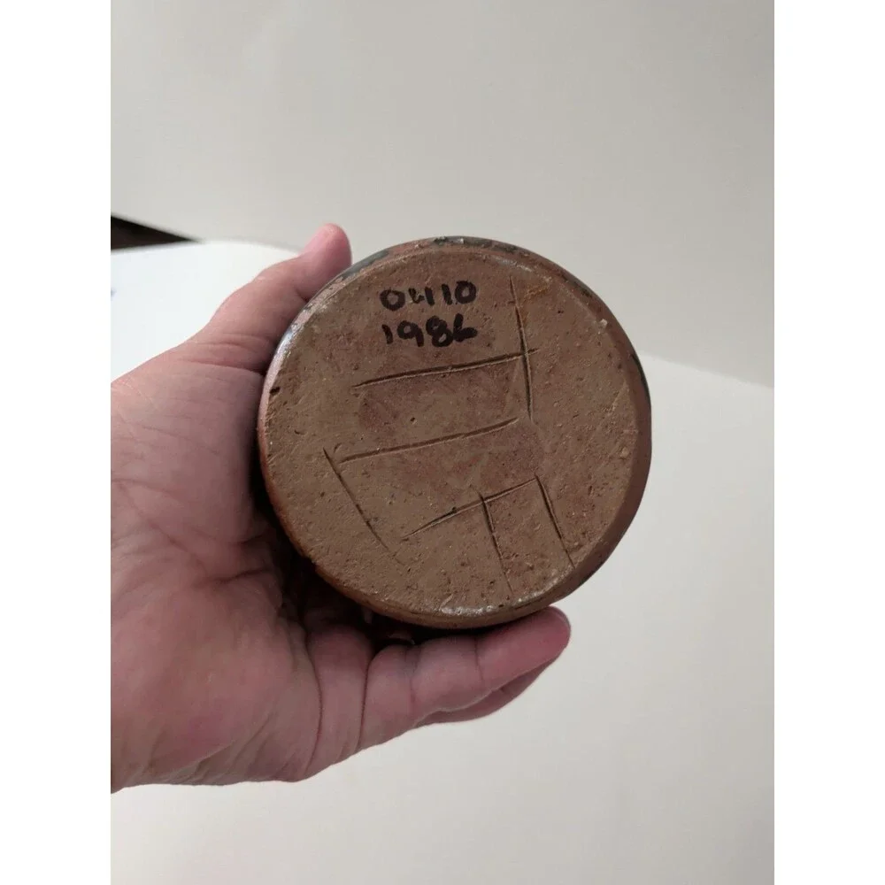 Handmade vintage damaged